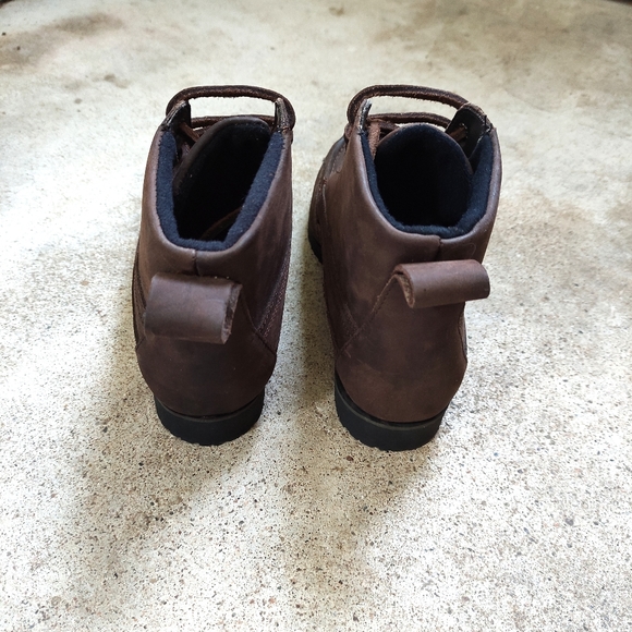 *SOLD* Vintage Deadstock HH Brown Leather Moc Toe Boots Sz 7 - Picture 4 of 7